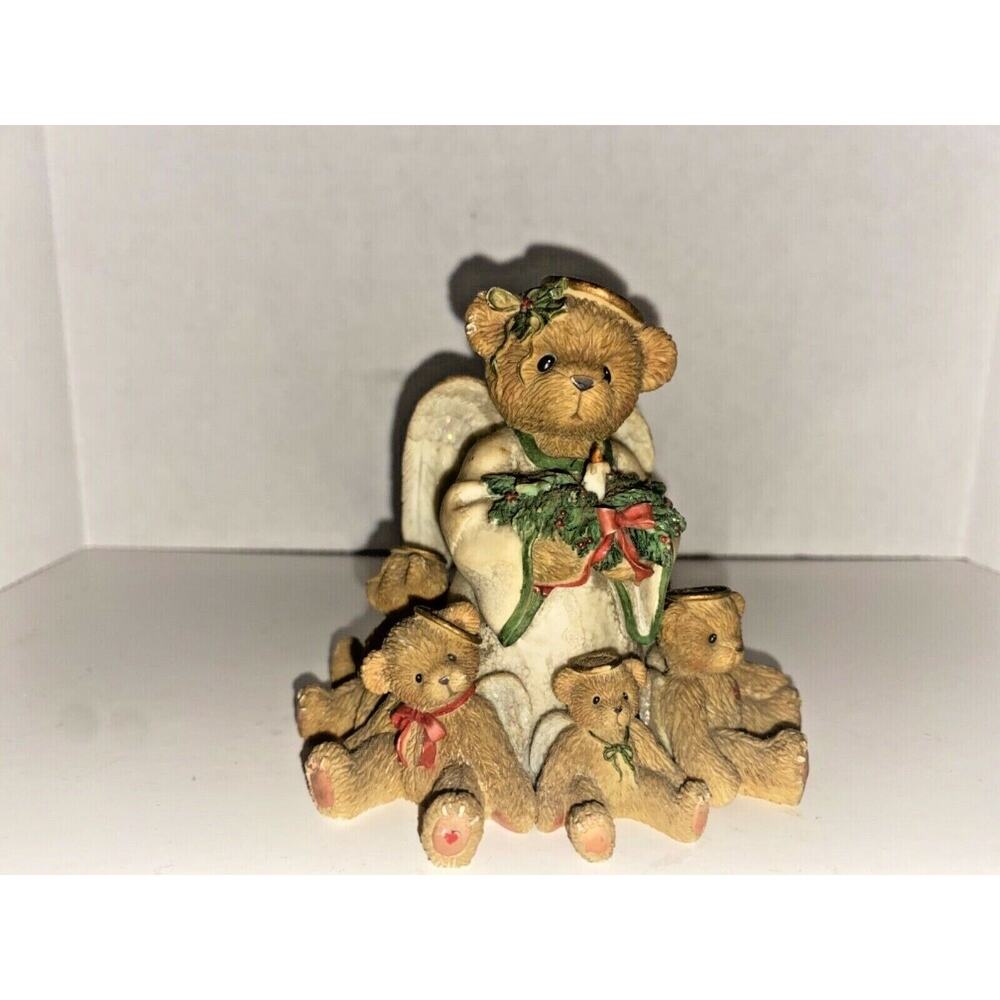 Cherished Teddies Christmas Angels Figurine No Box‎ U8